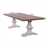 Dining table "ST. ANTON" | ash tree, antique grey oiled, white legs Pic:3
