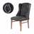 Dining chair "CLASSY-VINTAGE" | artificial leather, ring | living room