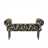 Seating bench "CAMOUFLAGE" | 39.5", upholstered | vanity bench Pic:1