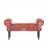 Design seating bench "ORIENT" | 39.5", red shades | vanity bench Pic:1
