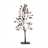Decoration tree "ALBERO" | 22", metal, brown | sculpture Pic:1