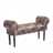 Design seating bench "WILDLIFE" | 39.5", upholstered | vanity bench