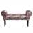 Design seating bench "WILDLIFE" | 39.5", upholstered | vanity bench Pic:1