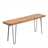 Solid seating bench "PLANK" | 47x20x12", recycled wood | chair