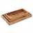 3 Pcs tray set "VALET" | 18x10.5", recycled wood | kitchen trays Pic:3