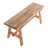 Wooden bench "ANZIO" | 39x90x26cm (HxWxD), foldable | seating bench Pic:2