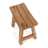 Seating stool "RUSTIC" | 16x16.5x9.5", recycled wood | wooden chair Pic:3