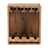 Minibar "CUBE" | with glass & bottle holder, 17.5x15x12" | wine rack Pic:2