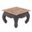 Opium table "MAHA" | 20x20x14", nature black | side table Pic:1