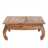 Opium table "MAHA" | 31.5x31.5x14", brown | side table Pic:1