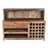 Bar cabinet "WASTEWOOD" | 59x43x21.5" | wooden cupboard Pic:1