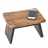 Footstool "SCHEMEL" | recycled wood, nature black | wooden stool Pic:5