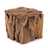 Driftwood seating box "TEAK 30" | recycled wood, 30x30x30 cm | stool