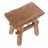 Wooden stool "VINTAGE 40" | hardwood, 43x45 cm (HxW) | seating stool Pic:3