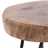 Side table "TREE SLICE" | metal, wood, Ø 34 cm | sofa table Pic:11