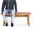 Seating bench "EAST" | 118x53x27,5cm (WxHxD) | wooden bench Pic:2