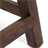 Stool "COTTAGE" | mahogany, round, 46x30 cm (HxW) | decoration stool Pic:4