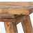 Bench "LOG HOUSE 90" | mahogany, 90x37cm(WxH) | wooden bench Pic:4